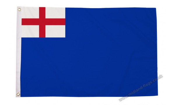 Naval Ensign Blue Squadron 5ft x 3ft Flag - CLEARANCE
